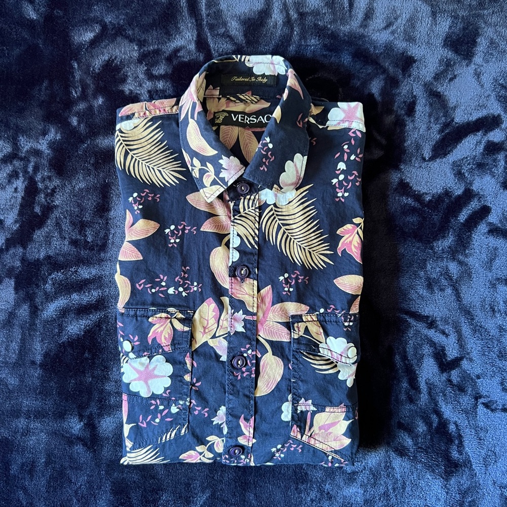Versace floral casual shirt